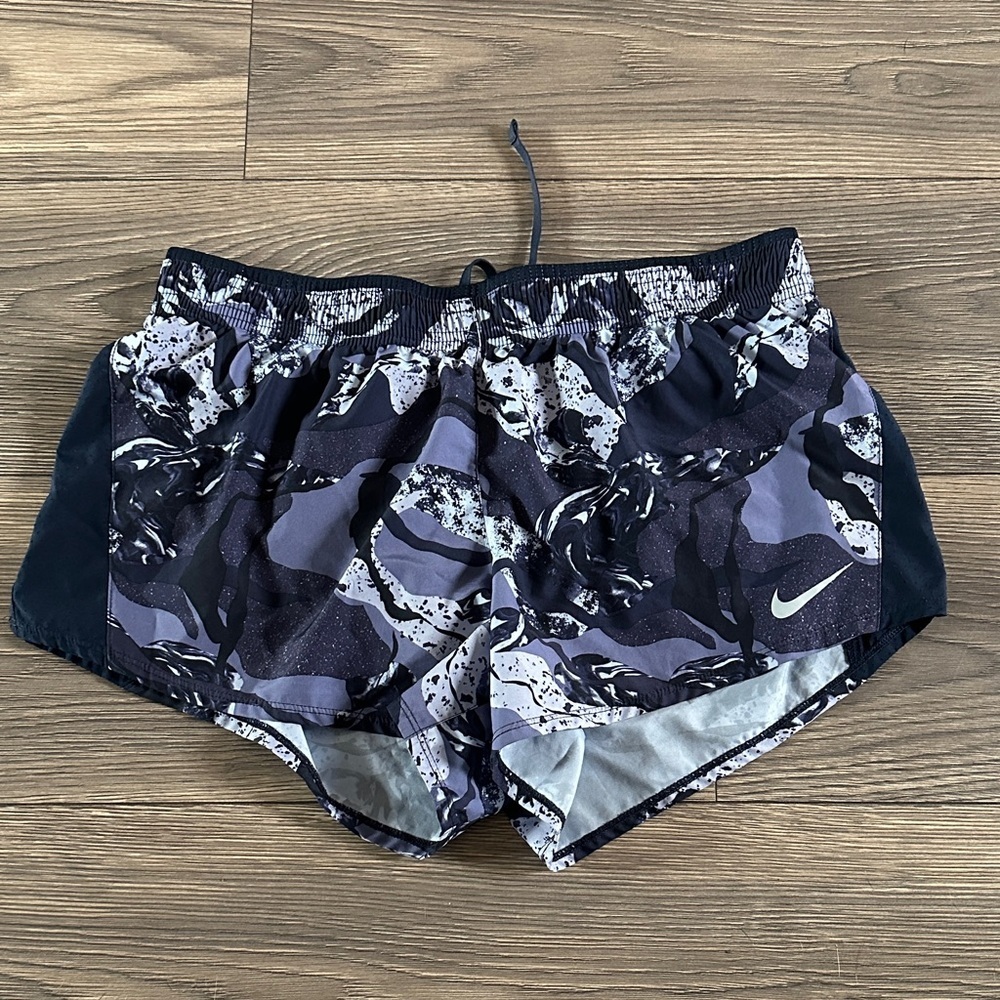 Nike Kids Skorts - Black and White Camo